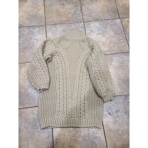 Mango MNG Blue Chunky Knit Sweater oversized